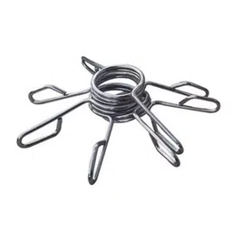 2'' Barbel Spring Clip Weight Dumbbell Bar Collar Clamp Lock Steel 3 Rings image 2