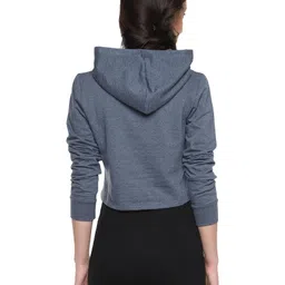 campus sutra Printed Full Sleeve Hooded Sweatshirts or Hoodie for Women image 4