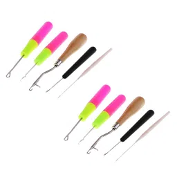 merishopp MERISHOPP® 10Pc Latch Hook Crochet Needles for Hair/Micro Braid Dread Lock Maintaining |Crafts | Needlecrafts & Yarn | Crocheting & Knitting | Crochet Hooks image 2