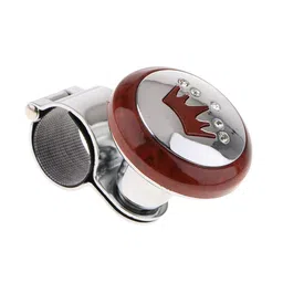 Ritmo Steering Wheel knob Steering Spinner Accessory for Cars Trucks Boats Tractors Semi Tractors Knob (Pattern : Brown Ring) image 4
