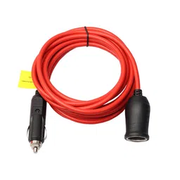 ATORSE® Cigarette Lighter Extension Cord Cable Heavy Duty 12ft 12V/24V Car Charger with Cigarette Lighter Socket Plug image 1