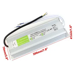 MERISHOPP®150W IP67 Waterproof LED Transformer Driver Power Supply for Strip DC 12V |Home & Garden | Lamps, Lighting & Ceiling Fans | Lighting Parts & Accessories|1 Xwaterproof Led Transformer image 2