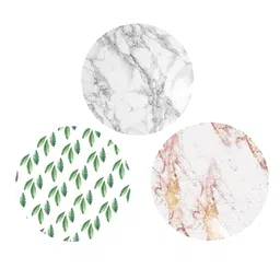 merishopp MERISHOPP® 3 Pieces 48" Dia. Waterproof Non-Slip Round Table Cover Table Cloth Decor|Home & Garden | Kitchen, Dining & Bar | Linens & Textiles | Tablecloths image 3