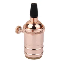 CLUB BOLLYWOOD Copper E27 Switched Light Bulb Lampholder Vintage Lamp Holder Rose Golden | Home & Garden | Lamps, Lighting & Ceiling Fans | Lighting Parts | Lighting Parts image 2
