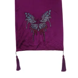 MYADDICTION 10 Colors Micro Velvet Bed Runner Delicate Bedding 45 x 180cm Light Purple image 3