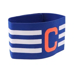 Football Soccer Sports Arm Adjustable Bands Captain Armband #2 Blue image 3