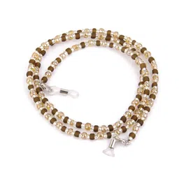 enakshi (label) 1x Brown Glass Beads Glasses Sunglasses Spectacles Chain Cord Holder|Health & Beauty | Vision Care | Other Vision Care image 3