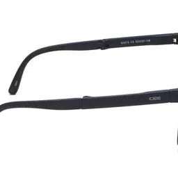 idee 100% UV protected sunglasses for Men with Matt Dark Blue Polycarbonate frame | Size - Medium with Bluecolored lens image 3