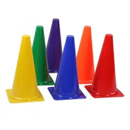 SNC Speed Training Kit – Agility Training Equipment with 9 Inch Hurdles (6pcs), 25 Soccer Cones, 12 Marker Cones & 4 Meter Ladder – Football & Soccer Training Gear for Agility & Footwork image 3