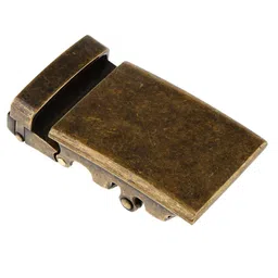 myaddiction Mens Ratchet Belt Buckle, Automatic Slide Buckle for Belt Strap 34-36mm Bronze image 1