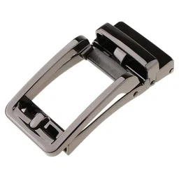 club bollywood Men Alloy Ratchet Belt Automatic Slide Buckle Replacement Dark gray black'|Clothing Shoes & Accessories | Mens Accessories | Belt Buckles'| Belt Buckles'|Belt Buckles' image 2