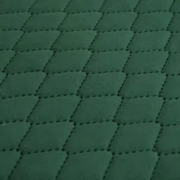 D IMPORTS Velvet Quilted Sofa Covers in Different Set Options 5 Seater, 3 Seater, 1 Seater (Bottle Green, 3 Seater) image 3