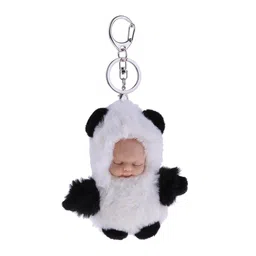calandis CALANDIS™ Cute Sleeping Baby Doll Key Chain Keyring Bags Car Charm Pendant White Black | Modern | Clothes & Accessories | Dolls image 1