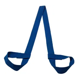 The Style Sutra Cotton Yoga Mat Strap Pilates Mat Carrier Fitness Stretchy Loop Dark Blue|Sporting Goods | Fitness, Running & Yoga | Yoga & Pilates | Mat Carriers & Bags image 1