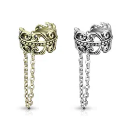 via mazzini Chain Linked Celtic Heart Non-Piercing Ear Cuff For Women And Girls (ER0163) image 3