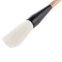 loom tree White Artificial Hair Short Bamboo Shaft Writing Brush Calligraphy Brush | Pens & Writing Instruments | Calligraphy Tools image 5