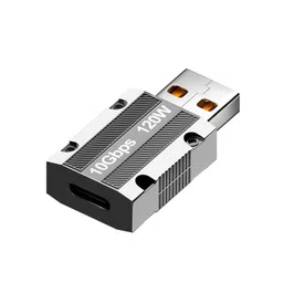 verilux Usb C To Usb A Otg Adapter Type C To Usb Adapter Usb 3.1 Adapter Support Data Transfer&Max 120W Fast Charging Zinc Alloy Type C To Usb Adapter For Laptop,Pc,Power Bank,?Silver image 1