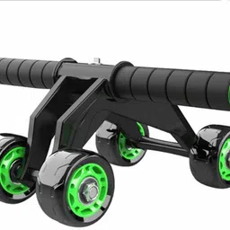 Ab Exerciser,Gym - Multipurpose Fitness Equipment for Men and Women Ab Roller 4 Wheel Abs Carver for Abdominal and Stomach Exercise Training image 1