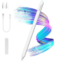 tecphile iPad Pencil, Wireless Charging, Bluetooth, Palm Rejection, Tilt Sensitivity, Stylus Pen Compatible with Apple iPad 2018-2025, iPad 11th/ 10th Gen, Pro 11,12.9 & M4, Air 3/4/5/M2/M3 image 1
