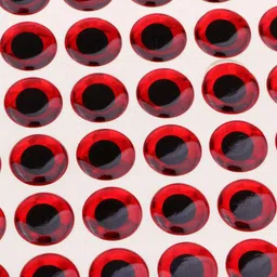 Calandis 100pcs Fishing Lure Eyes 3D Holographic Eyes Fly Tying Jigs Crafts DIY 12mm image 1