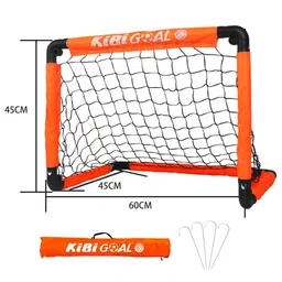 CALANDIS™ Kids Soccer Goal Set Backyard Mini Net and Ball Orange with Storage Bag | Goals & Nets | Soccer | Team Sports image 3