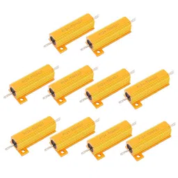 yjxpp 10 Pieces 50W Aluminium Clad Wirewound Resistor High Power Small Size 4 Ohm image 5