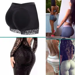 palay Padded Underwear for Women Butt Lifter Seamless Booty Pads Panties Butt Enhancer Lace Boyshorts Shapewear image 4