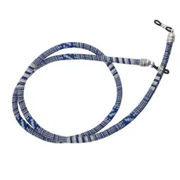 saz dekor Ethnic Coarse Cotton Eyeglasses Rope Sunglasses Holder Retainer 28" Blue|Sunglass For Woman With Storage Box, Trending, Stylish & Durable Sunglasses, Lightweight Large Frame for Woman Man| image 4