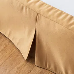 MYADDICTION Polyester Extra Deep Frilled Valance Sheets Bed Skirt Bed Apron 200x200+25cm image 1