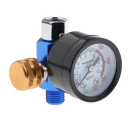 CLUB BOLLYWOOD Mini Lightweight Spray Gun Air Pressure Regulator Gauge Controller Yellow | Other Test Meters & Detectors | Business & Industrial | Electrical & Test Equipment image 1