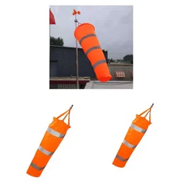 CALANDIS™ 2pcs Airport Windsock Outdoor Wind Sock Bag Reflective Belt Grommets | Windmills & Wind Spinners | Garden D?©cor | Yard, Garden & Outdoor Living image 4