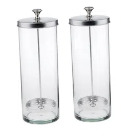 CALANDIS™ 2x Clear Sanitizer Disinfectant Glass Jar for Hair Styling Tool Sanitizing L | Salon & Spa Supplies | Salon & Spa Equipment image 4