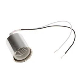 MYADDICTION Pack 2 E27 Light Base Pendant Light Fixture Lamps Ceiling Lampshade Silver image 2