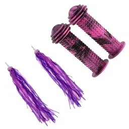 CALANDIS™ Handlebar Grip + Bike Handlebar Decoration Tassels Streamer for Girls Boys | Handlebar Grips Tape & Pads | Bicycle Components & Parts | Cycling image 2