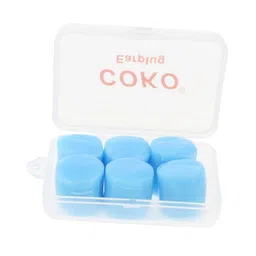 EXPORA 3 Pairs Soft Sleep Earplugs Noise Cancelling Ear Plugs for Sleeping Blue image 3