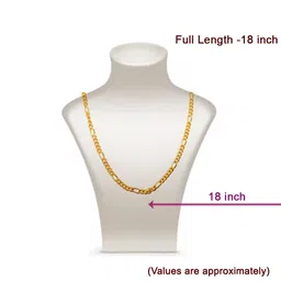 moonplus Gold Plated chain and Tendulkar chain image 2