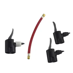 loom tree LOOM TREE® 3xBikes Pump Dual Head Valve Adapter Connector Inflator Pumping Extension Hose | Cycling | Bicycle Accessories | Pumps image 4