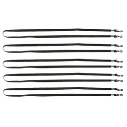 saz dekor 5PCS/SET Nylon Eyeglasses Sunglasses Eyewear Lanyard Cord Holder Sports Gym Home Outdoor Travel Accessories Black|Sunglass For Woman With Storage Box, Lightweight Large Frame for Woman Man| image 3