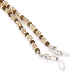 enakshi (label) 1x Brown Glass Beads Glasses Sunglasses Spectacles Chain Cord Holder|Health & Beauty | Vision Care | Other Vision Care image 4