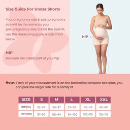 morph maternity Under Short | Pregnancy Panties for Women | Shorts Style | Prevents Inner Thigh Chafing Caused by Weight Gain | Provides Support | Soft, Comfy & Stretchy Cotton | Pack of 1 image 2