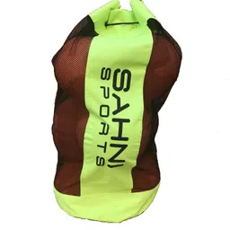 Sahni Sports Premium Football Carry Bag (for 8-10 Balls Size 5) Floral Green Color image 1