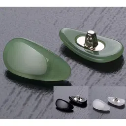 club bollywood CLUB BOLLYWOOD® 1 Pair Eyeglass Nose Pads Spectacle Sunglasses Eyewear Jade Nosepad Black | Vision Care | Other Vision Care image 1