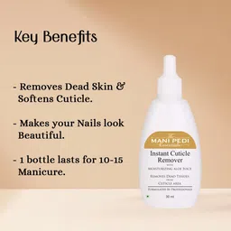 THE MANI PEDI ESSENTIALS Cuticle Remover Gel with Moisturizing Aloe Vera. Removes Dead & Overgrown Cuticle/Skin from Cuticle Area. Professional Formula - 30ml image 2
