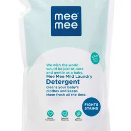Mee Mee Mild Baby Liquid Laundry Detergent (500 ml - Refill Pack) & Mee Mee Anti-Bacterial Baby Liquid Cleanser (300ML - Bottle) image 2