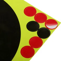 LOSA 10pcs Shooting Target Paper Adhesive Splatter Sticker Reactive Shots Target image 4
