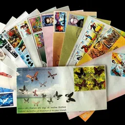 ISC~ India 2008, 15 Different First Day Covers (FDC), All Genuine India First Day Covers ~ STAMPEX image 1