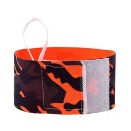 Football Soccer Sports Arm Adjustable Bands Captain Armband #3 Orange image 4