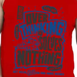 SLOWLORIS Men Pack of 2 Printed Bio-Wash Combed Cotton Innerwear Gym Vest image 2