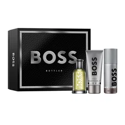 BOSS Men Bottled Fragrance Gift Set - EDT 100ml + Deo 150ml + Shower Gel 100ml-image-4