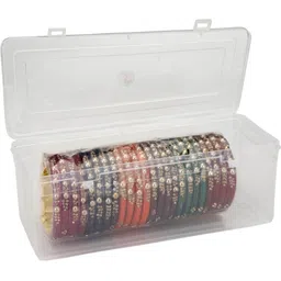 SOMIL Set Of 32 Artificial Stones Studded Glass Bangles image 3